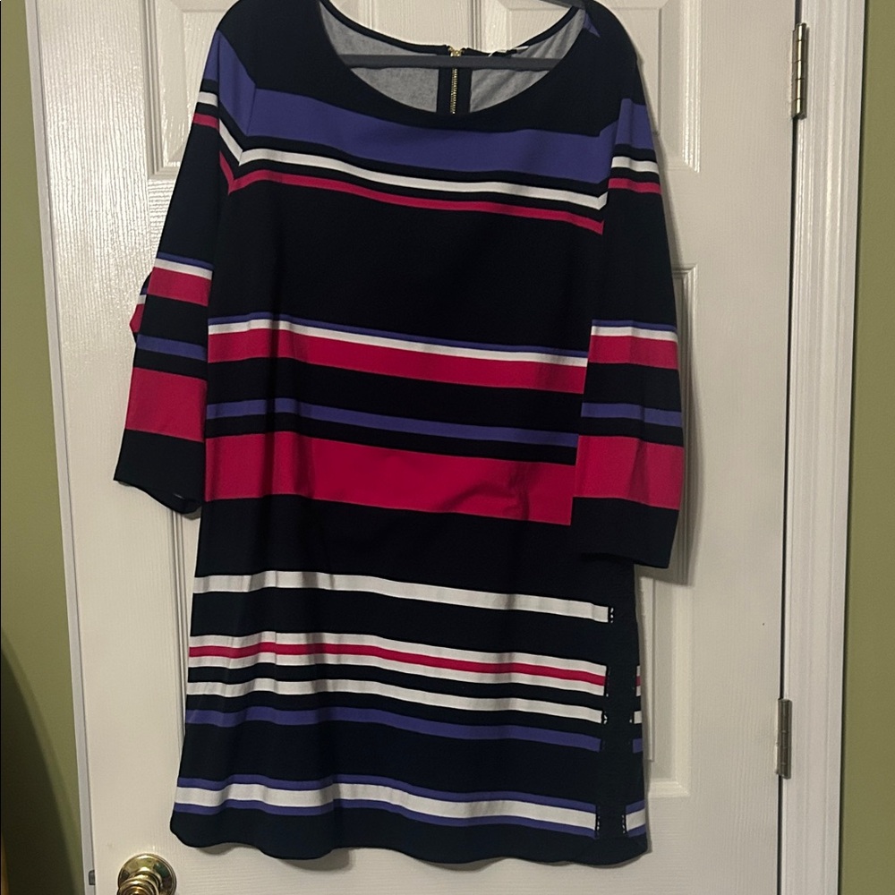 Striped Multicolor Dress-Crown & Ivy